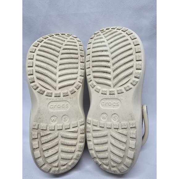 Crocs Baya Platform Clog Winter White (Cream) Women's Size 5- Read Description - Picture 14 of 16